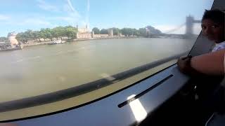 On Board The Uber Boat by Thames Clippers In London