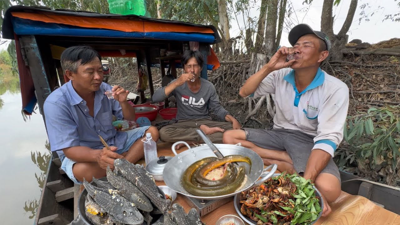 Đặc Sản Lươn Nấu Mẻ, Cua Đồng Ran Me Ngày Anh Toàn Nông Dân Nét Quê Cấy ...