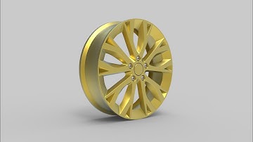 Car Rim Blender 2.8 Modeling