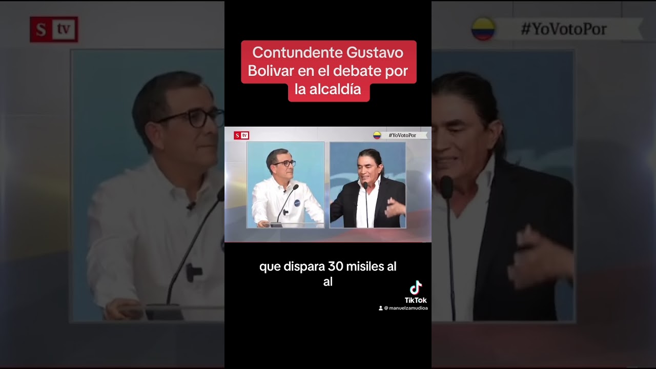 Gustavo Bolivar alcalde 