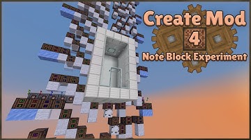 Create Mod | Note Block Experiment #4 | Elevator Music