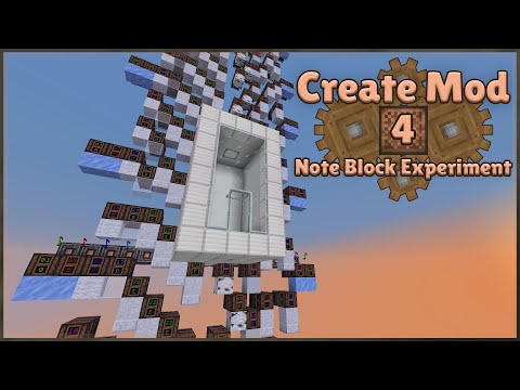 Create Mod | Note Block Experiment #4 | Elevator Music