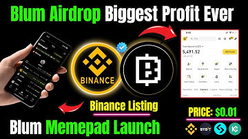 Blum Memepad Launch | Blum Airdrop Biggest Profit Ever | Blum Airdrop TGE & Listing |