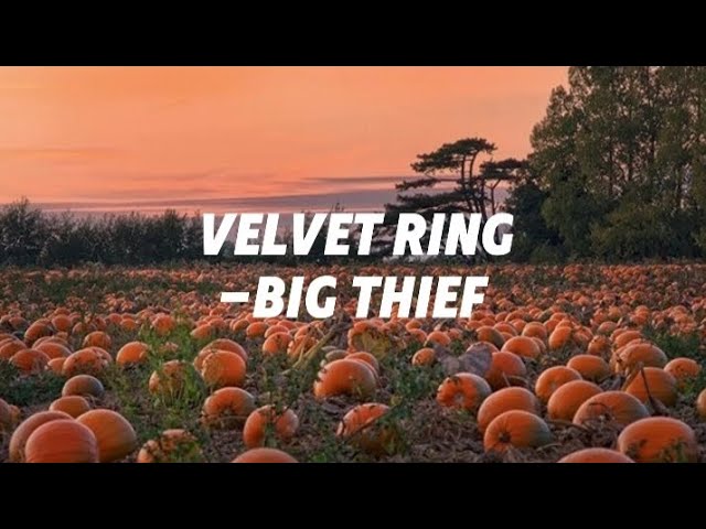 Velvet Ring -Big Thief (lyrics)