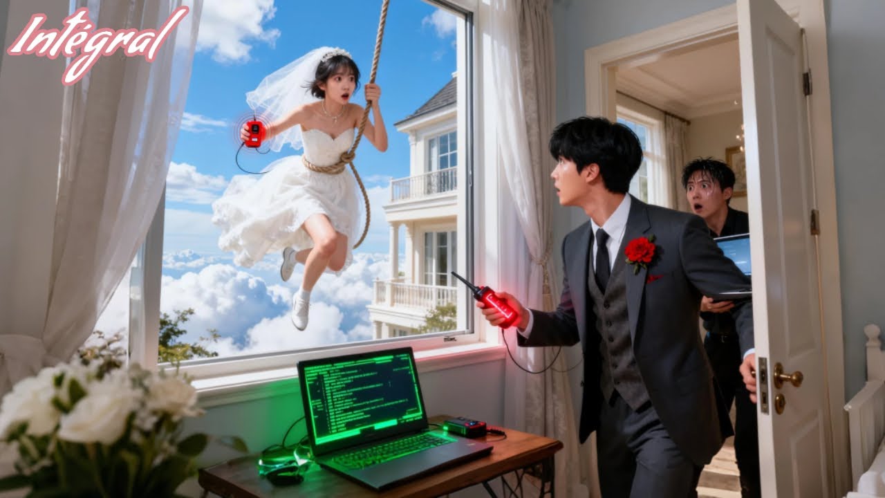 Le PDG suit la localisation & trouve le super hacker… c’est sa douce mariée en fuite！