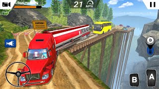 Oil Tanker Transporter Truck Simulator_Offroad oil tanker transport truck Gameplay #8 screenshot 3