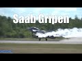 Gripen C Smokey Takeoff to Aishow Practise Short [Pori 2022]