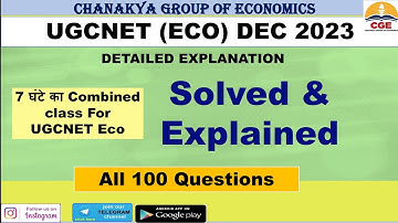 NTA UGCNET DEC -2023 Solved and Explained