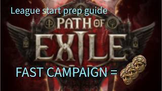 PoE 2 league starter prep guide - Act 1 tips - How to have an easier and faster campaign