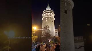 Night walks ][ Jalan Jalan Malam #galatatower  #shorts #turkey #subscribemychannel