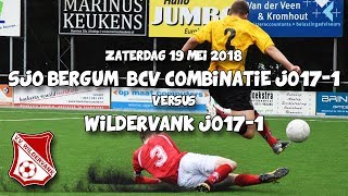 3 Goals Sjo Bergum Bcv Combinatie Jo17-1 - Wildervank Jo17-1 Zaterdag 19 Mei 2018