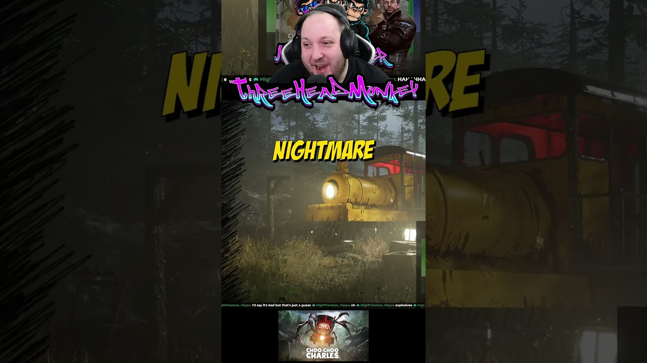 Playing Nightmare was a good idea! 🚂🕷️ | First time playing - Choo Choo Charles