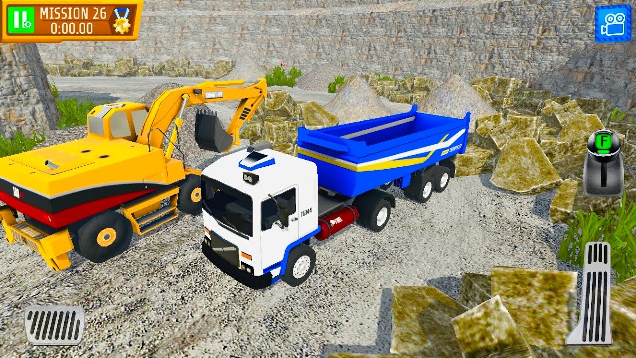 Dump Truck Driving Simulator- Quarry Driver 3: Giant Trucks - Android Gameplay