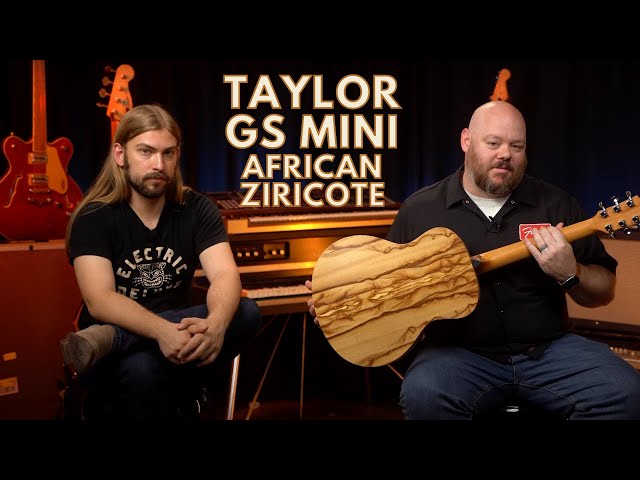 New For NAMM: Taylor's Limited GS Mini's with African Ziricote