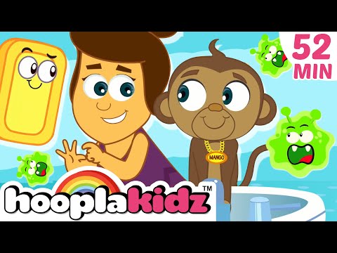 Wash Your Hands Song + More Nursery Rhymes | HooplaKidz Official Kids Songs Series - Ep8 - Wash Your Hands Song + More Nursery Rhymes | HooplaKidz Official Kids Songs Series - Ep8