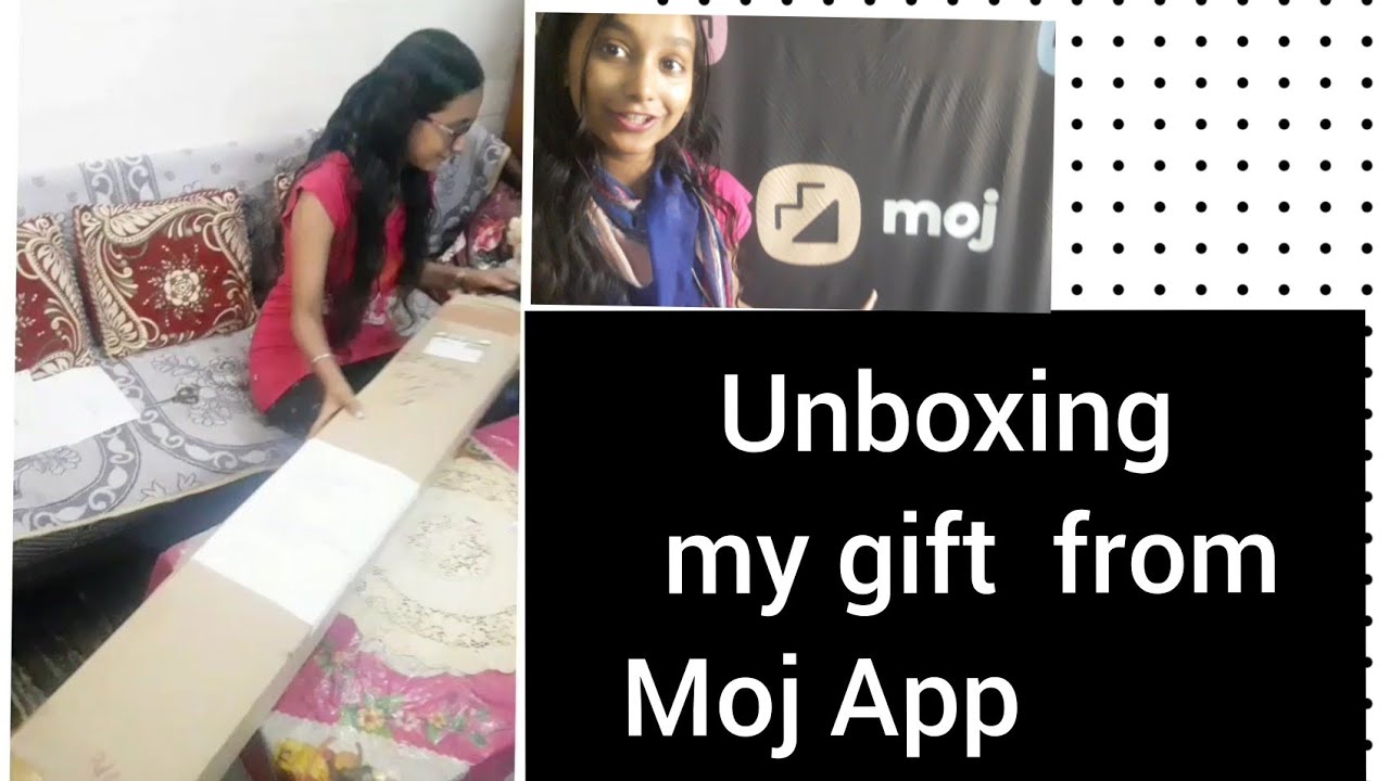 Unboxing my Gift From Moj app @mojindia