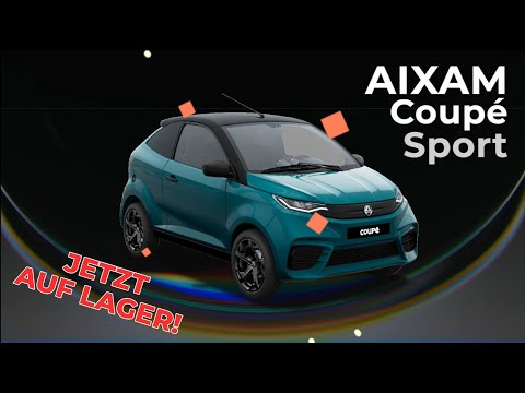 AIXAM Coupé Sport - Mopedauto, ab 15, Top-Ausstattung 