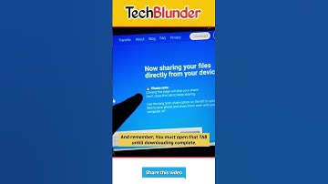 Share files with unlimited size without uploading || #Techblunder