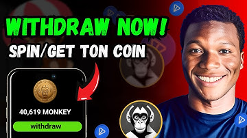 Monkey Airdrop Token Withdrawal: Spin and Win Free TON coin Right Now! | Crypto Airdrop Update