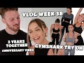 VLOG | GYMSHARK TRY ON HAUL & OUR 3 YEAR ANNIVERSARY