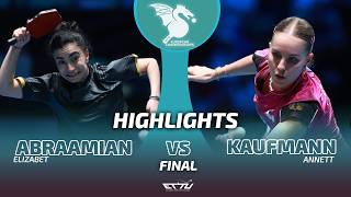Elizabet Abraamian vs Annett Kaufmann | European Championships | Final Highlights