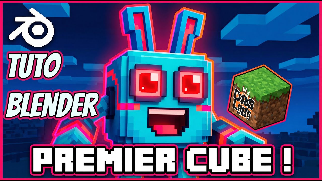 Apprends Blender FACILEMENT avec les CUBES ! (Débutant Total 2026)