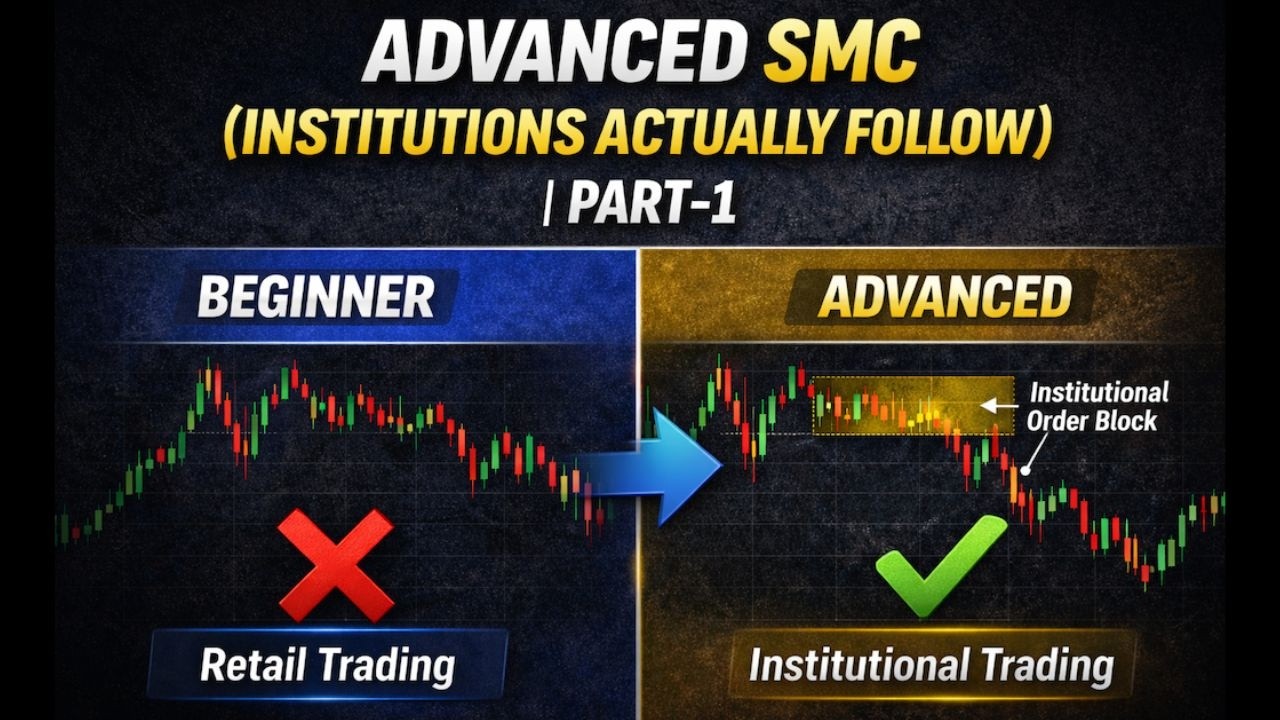Advanced SMC Institutions Use — Not Retail Setups | Part-1