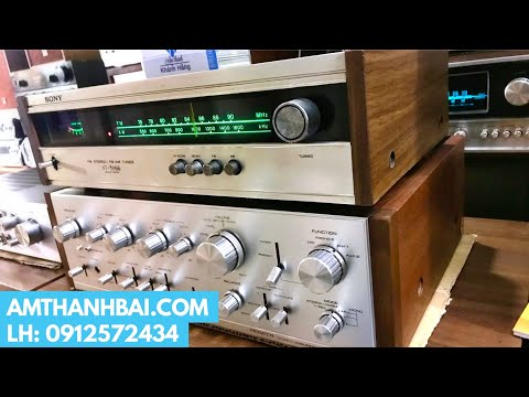 Video Tuner SONY ST 5066 vỏ gỗ đẹp zin ghép cùng Ampli Nhật... - youtube