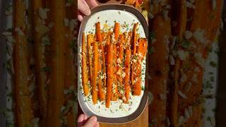 Roasted Carrots with Whipped Feta Dip