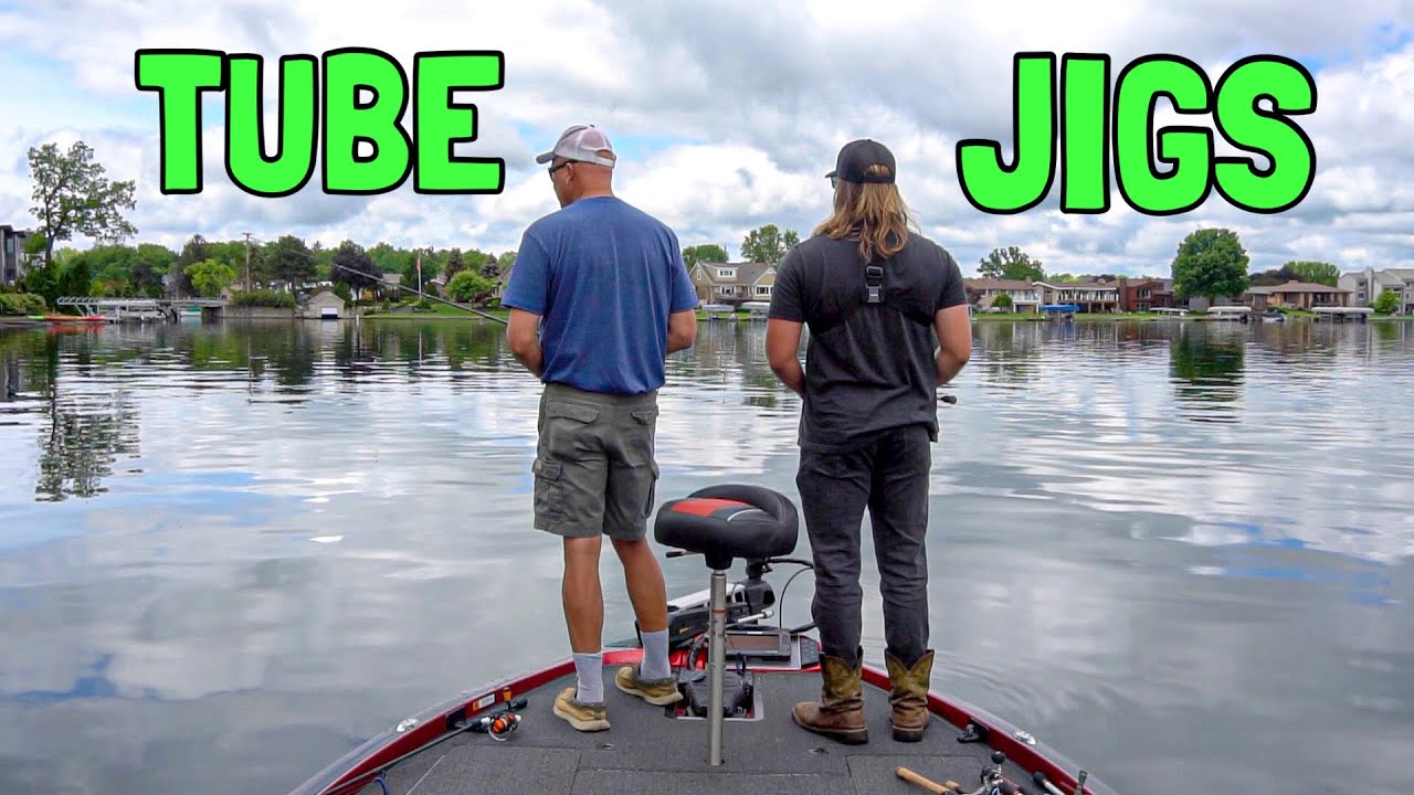 How to Fish Tube Jigs for BIG BASS SEE YOU NEXT YEAR DAD! YouTube