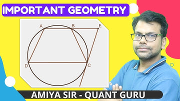 Trapezium in Side Circle: Complete Concept   Must Do Geometry for CAT XAT SSC Exams
