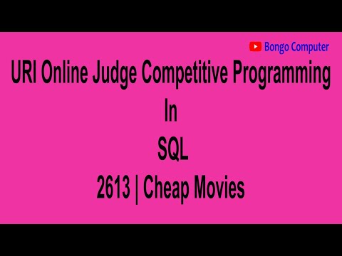 How to Solve URI Online Judge SQL Problem #2613 Cheap Movies