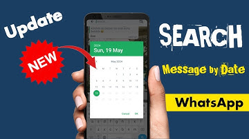 How to use search message by date feature on whatsapp | Whatsapp search messages by date
