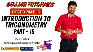 Class 10 maths chapter 8 introduction to trigonometry exercise 8.3 4th main questions #vinayakgujjar