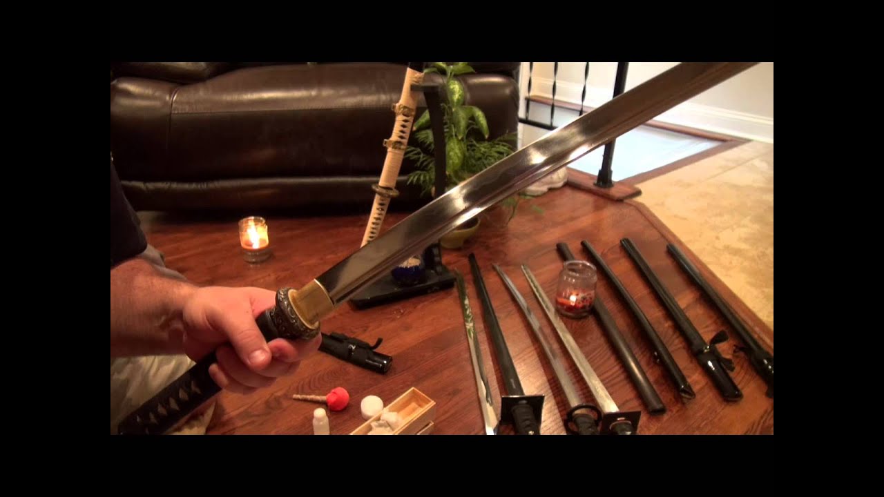 Katana Samurai Sword Cleaning with Todd Norcross