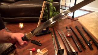 Katana Samurai Sword Cleaning with Todd Norcross
