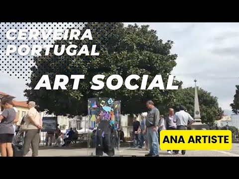 BIENNALE ART CONTEMPORAIN CERVEIRA PORTUGAL - ACTION PAINTING aNa MY ART BOX Christophe Chazot
