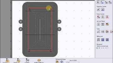 ProCNCDraw import DXF. Prepare file and export G code for abs enclosure machining