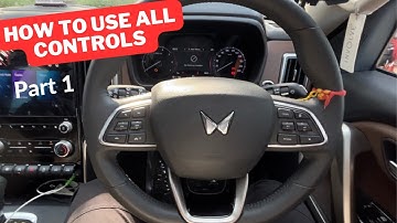 Mahindra ScorpioN | How to Use Steering mount Controls -FULL Review |Part 1