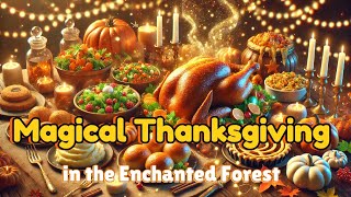 Magical Thanksgiving in the Enchanted Forest 🦃🍂🍁| A Whimsical Feast of Friendship and Gratitude🌈🎉