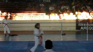 Karate Peru Tomodachi - Andrea Almarza - Campeon Nacional De Karate Fpk 2009 Iquitos Kankudai