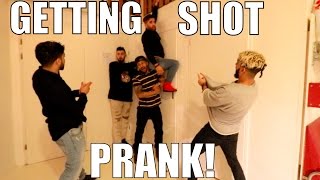 GETTING SHOT PRANK!!