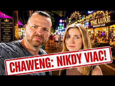 SEM UŽ NIKDY NEPRÍDEME! ❌Chaweng nás totálne sklamal. Thajsko, ako ho nechceš zažiť!