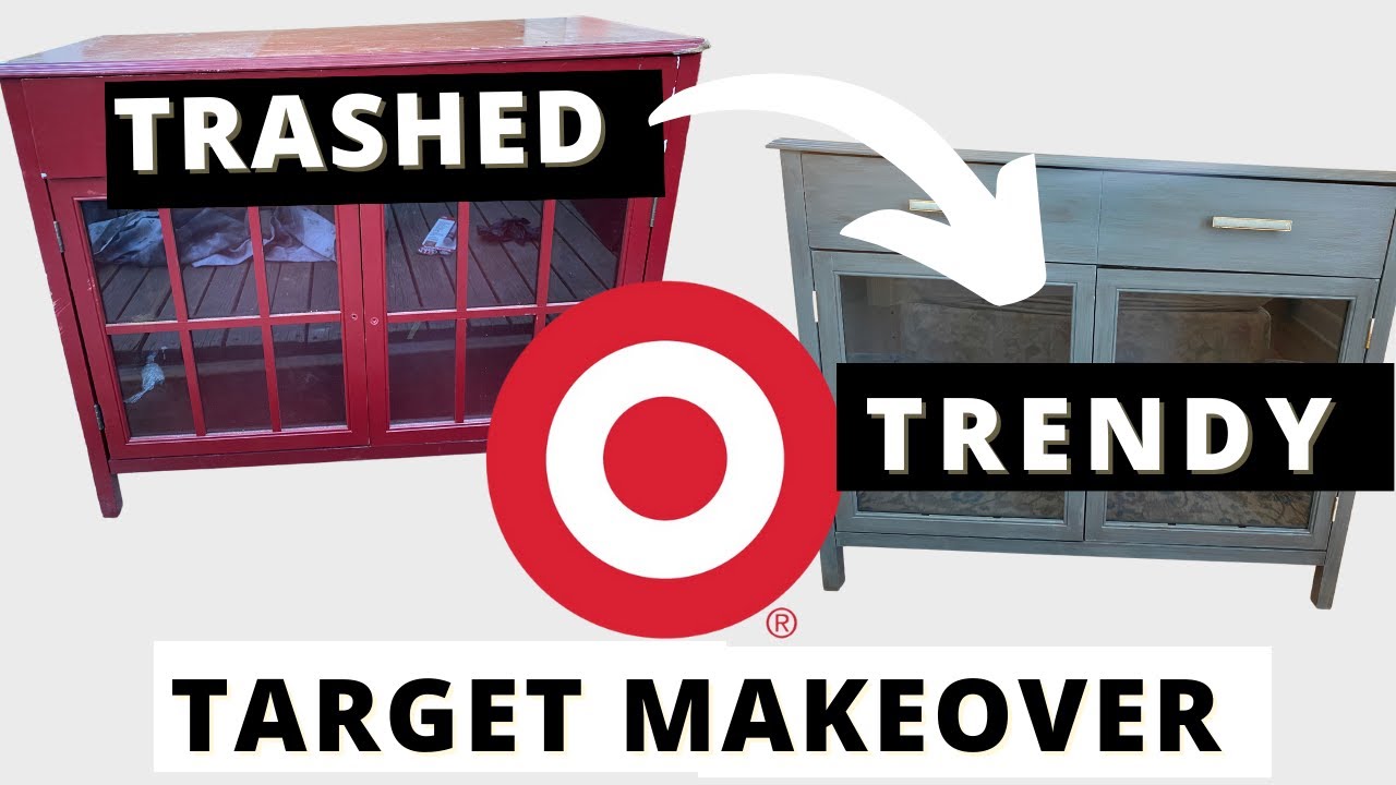Target TV Stand Makeover | Target Wyndham Furniture Hack | Trash to Treasure