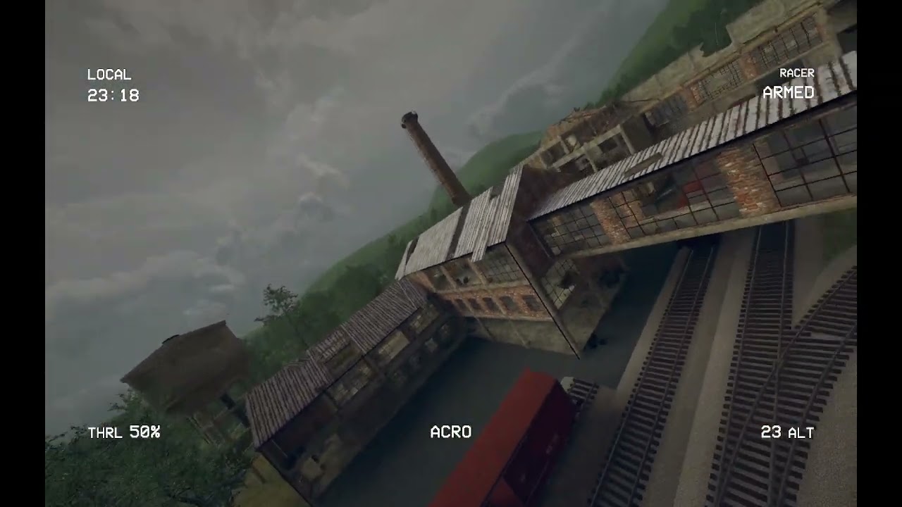 First time I ever use an FPV simulator