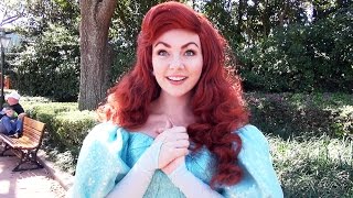 Princess Ariel Meet & Greet At Epcot, We Give Her Prince Eric Communication Advice
