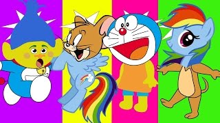 Wrong Heads Donald Duck Tom Anh Jerry Doremon And The Bear Finger Family Nursery Rhymes