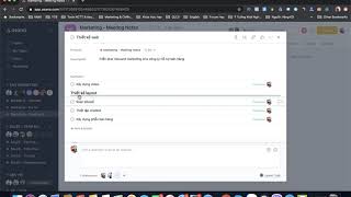 Cách tạo ra danh mục công việc trong task & subtask của asana screenshot 2
