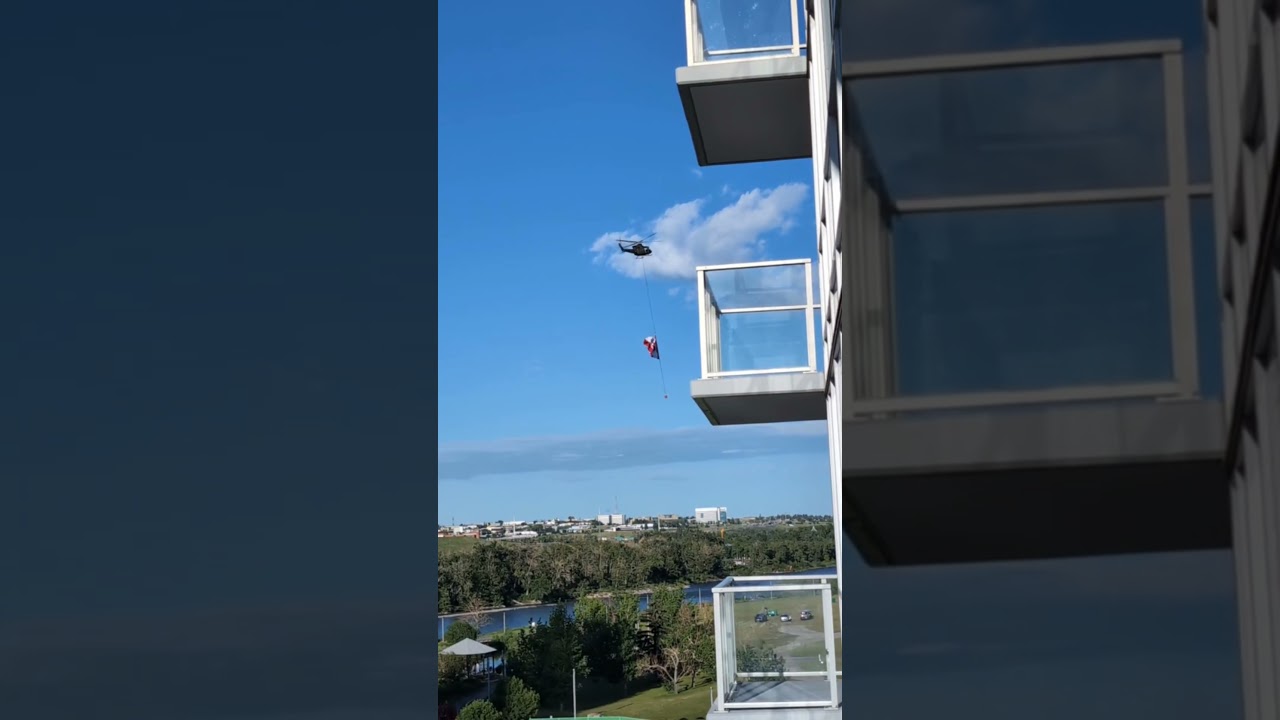 🇨🇦 Mission Complete – The Canadian Flag Rests Until Tomorrow | Stampede 2025