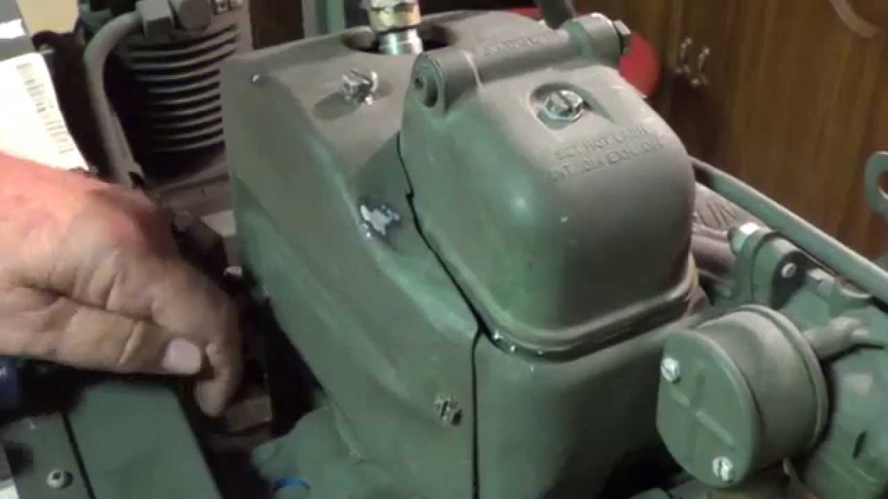 Military Air Compressor Project Oil Added 9 11 2015 - YouTube